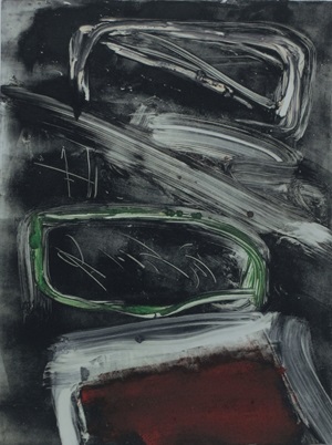 Monotypes - Charcoal Abstractions - 9